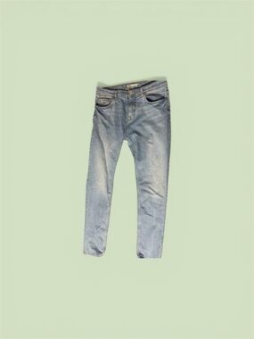 Zara Men's Skinny Jeans - Light Wash Blue